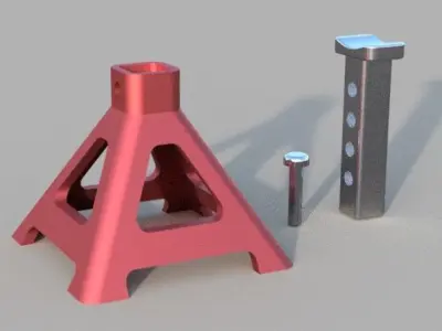 Jack stand 3D print model