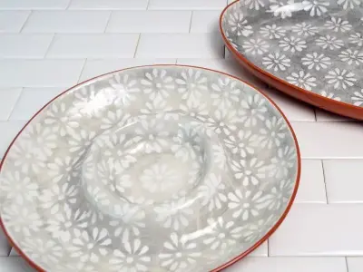 Margarida Chip Dip Platter Free 3D model