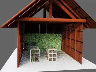 Abandoned Warehouse 3D model