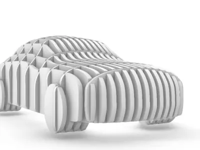 parametric cars 3D print model