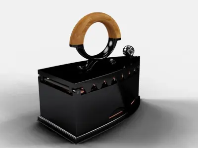 Vintage Iron Low-poly 3D model