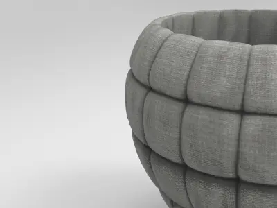 Hiz Vase Low-poly 3D model