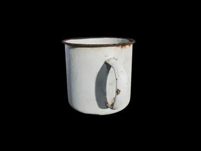 Anydrafts Cup 01 Low-poly 3D model