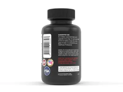 Protein Powder 3D model 2