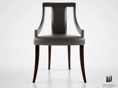 Brabbu Eanda dining chair 3D model