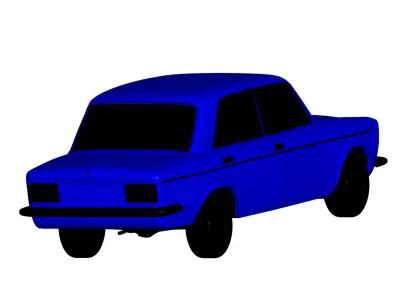 Fiat 125  3D model