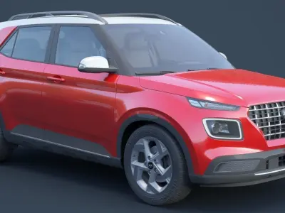 Hyundai Venue 2020 3D model