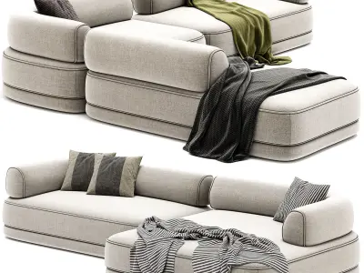 BUMPER Sectional Sofa 3D model