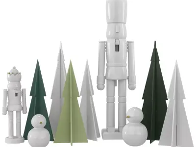 Christmas decorative-002 3D model