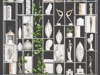 decorative set 47 3D model purchase