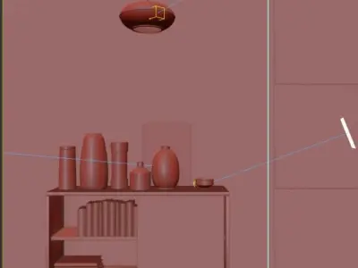 Interior decoration 3D model purchase