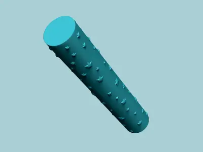Texture Roll 12 - Stars Positive - Decoration Maker 3D print model