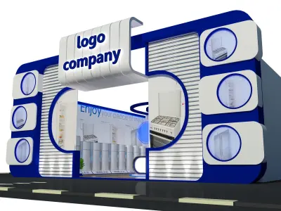  Exterior Design Tent Layout a67 3D model