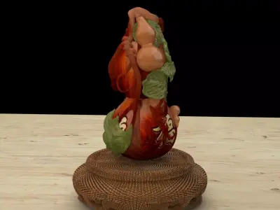 Chinese gourd 3D model purchase
