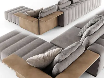 Modern FREEMAN sofa 03 3D model