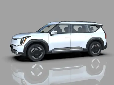 Kia EV9 2023 HQinterior 3D model