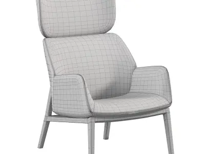 Zoe Feature Chair 3D model