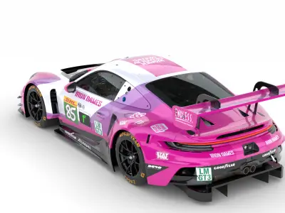 Porsche 911 GT3 R LMGT3 2025 3D model