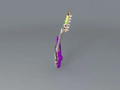 Jackson custom guitar Free 3D model