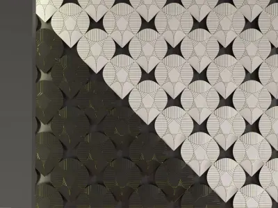 Decorative wall 3D model