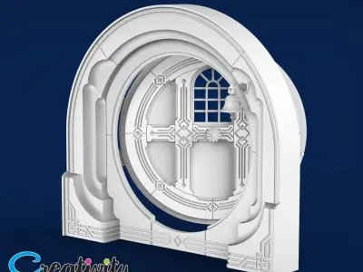 HOBBIT HOUSE DOOR 3D print model