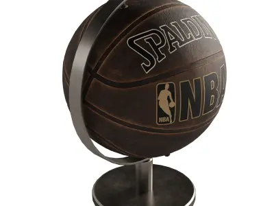 basketball ball glob 3D model