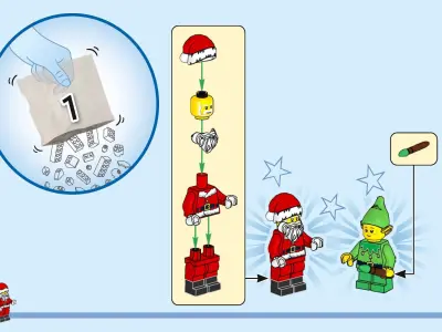 TwindBricks3D - 40565 Santa Workshop 3D print model