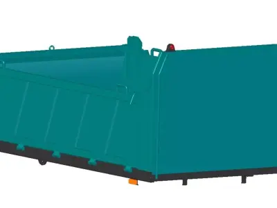 Truck body 3D model