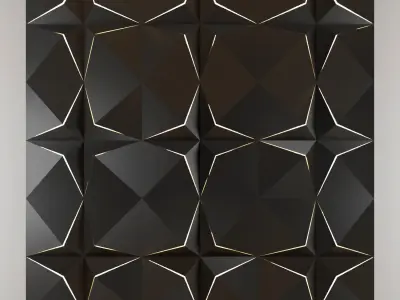 3d panel 02 3D model