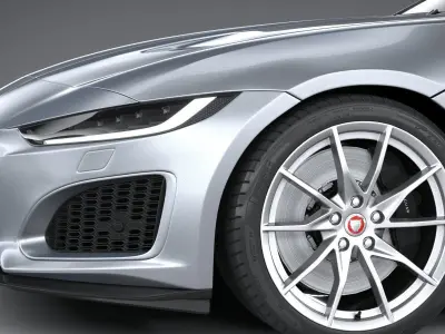 Jaguar F-Type Regular Convertible 2021 3D model