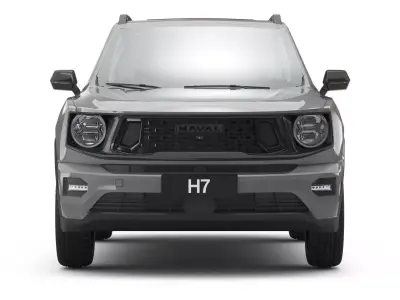 2025 GWM Haval H7 HEV with Interior 3D model