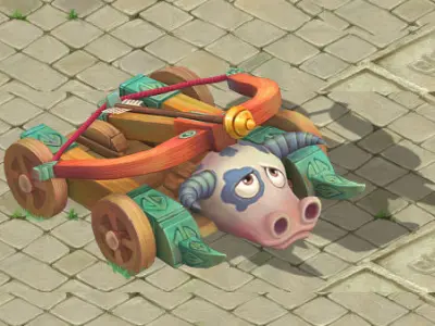 Cartoon version - Taurus crossbow car 3D model