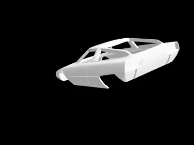 Citroen GS Camargue 3D print model
