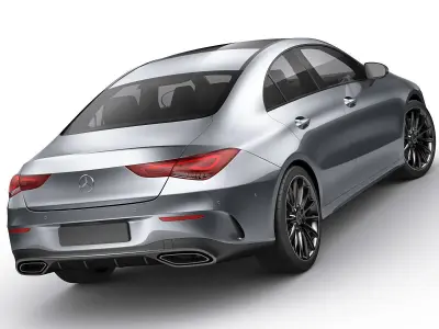 Mercedes CLA 2020 AMG package 3D model