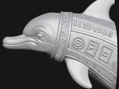 dolphin 3D print model