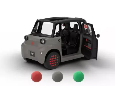 Citroen Ami 2025 HQ 3d model 3D model