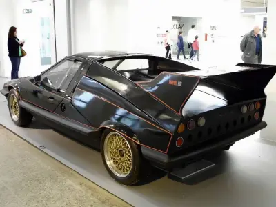 SKODA 110 FERAT - prototype sport car Low-poly 3D model