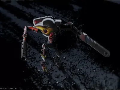 Warbot like shredder Free 3D model