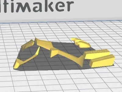 3D PRINTABLE SOLID CAR Free 3D print model