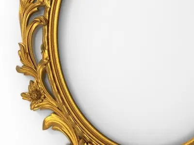carved frame 3D model get