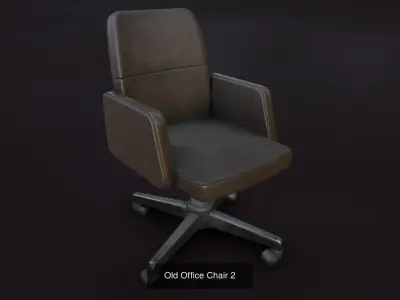 Old Office pack 3D Model Collection