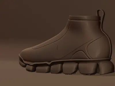 Nike vapor mars - Purple 3D model