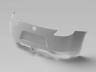 370Z Z34 Rear Bumper Exterior Surface Model - 3D Laser-Scanned 3D model