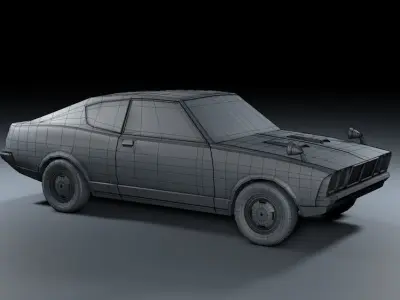 Mitsubishi galant 3D model
