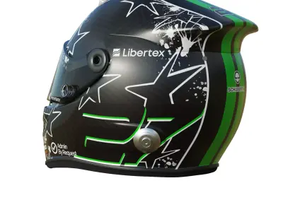 F1 Nico Hulkenberg Helmet 2025 3D model