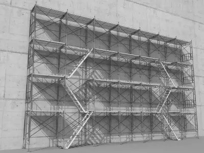 construction scaffolding 3D model