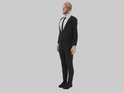 Kasper Schmeichel Low-poly 3D model