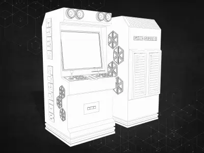 Game box 3D model
