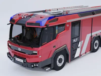 Rosenbauer RT Fire Truck 3D model