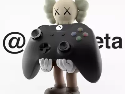 Kaws Controller Stand Xbox One Series X Microsoft Textured 3D model